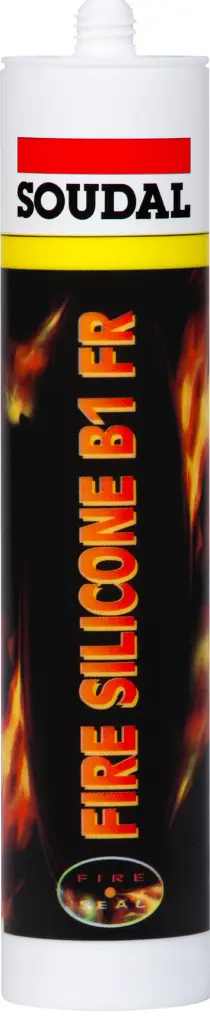 Soudal Fire Silicone B1 FR Protipožiarny tmel biely 300 ml
