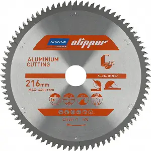 Norton Clipper kotoučová pila na hliník 216mmx30mm x 80z 70184608136