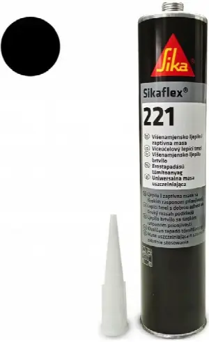 Sikaflex 221 300 ml čierna