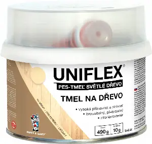 Uniflex PES-TMEL tmel na drevo 500 g svetlé drevo
