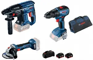BOSCH GBH 180-LI + GSR 18V-50 + GWS 180-LI 0.615.990.M32