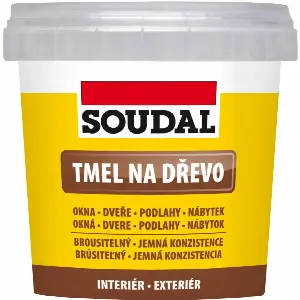 Soudal Tmel na drevo 250 g biela