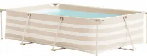 Swim Essentials Essence Luxe Sand White Stripe 260x160x65 cm