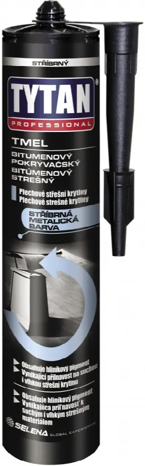 Tytan Tmel klampiarsky 310 ml strieborná