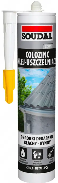 Soudal Colozinc 290 ml tmavo sivá