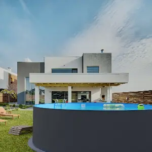 Planet Pool CF Antrazit/Blue 450 x 122 cm BAZ0020