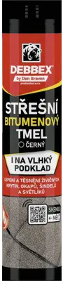 Bitumenový tmel Debbex strešný 280 ml
