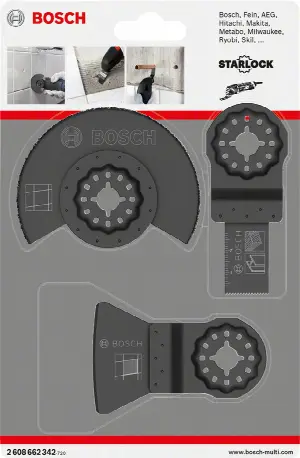 Bosch 2608662342 3-dielna súprava na dlaždice a obkladačky