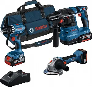 BOSCH GSR+GWS+GBH+3x4.0Ah 0615A5007L