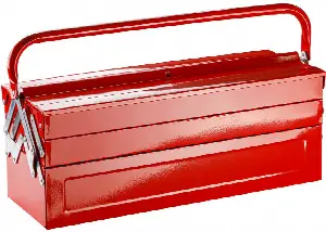 Dema Kovový rozkladací kufrík na náradie 58 x 21 x 22 cm 40599D