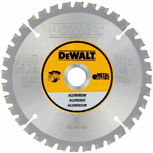 DeWalt DT1911 Pilový kotouč na hliník 165x20 mm (36 zubů)