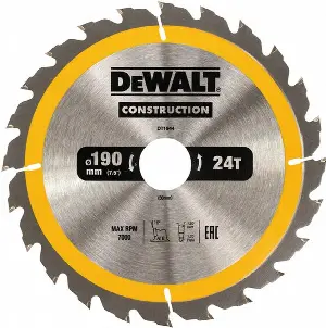 DeWalt DT1944 Pilový kotouč ATB 20° 190x30 mm, (24 zubů)