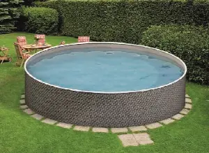 Azuro Rattan, kruh 4,6 x 1,20m ratanový