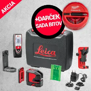 Leica LINO L2G zelený krížový laser + prijímač RGR200
