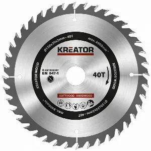 Kreator KRT020407 Pílový kotúč na drevo 150mm, 40T