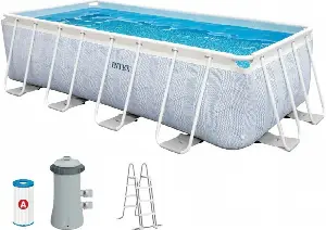 INTEX Chevron Prism Rectangular Pool Set 400x200x100 cm 26780NP