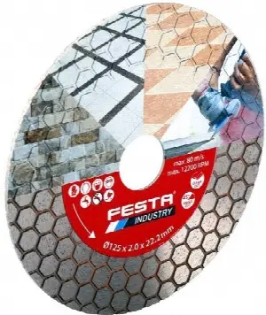 kotúč diamantový rezný 125x2,0x22,2mm FESTA INDUSTRY