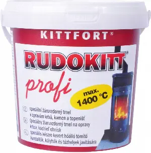Kittfort Rudokitt žiaruvzdorný tmel 1,8 kg sivá