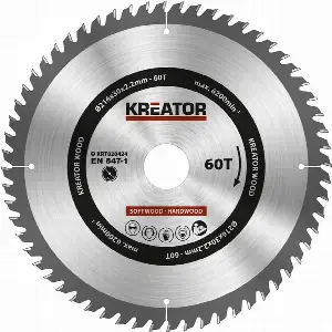 Kreator KRT020424 Pílový kotúč na drevo 216mm, 60T