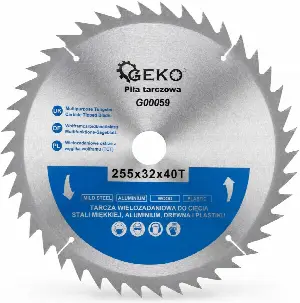 Geko G00059 Pílový kotúč na drevo 255mm 32mm 40T