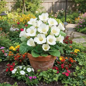 Gloxínia 'Mont Blanc' 1 ks