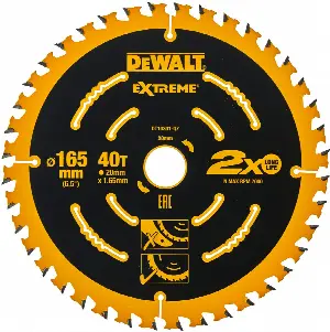 DeWALT DT10301 pílový kotúč 165x20mm 40 zubov