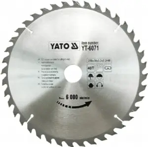 Yato Kotúč na drevo 210x30 mm 40z YT-6067