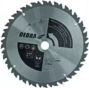 Dedra pílový kotúč 600mm*30mm 36 WZ HM s obmedzovačom posunu HL60036