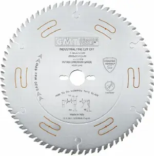 CMT Orange Tools CHROME Pílový kotúč pre pozdĺžne a priečne rezy D400x3,5 d30 Z60 HW Odhlučnený C28566016M