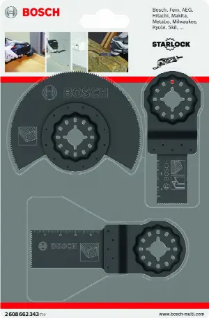 Bosch 3 dielňa súprava do multifunkčného prístroja 2608662343