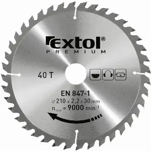 EXTOL Kotúč pílový 115 mm/24 zubový