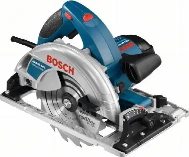 Okružná píla Bosch GKS 65 GCE s kotúčom a vodiacou pätkou