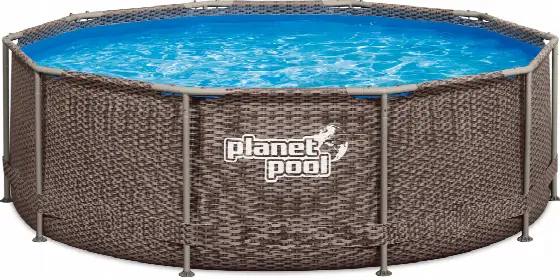 Planet Pool Frame 305 x 91 cm ratan