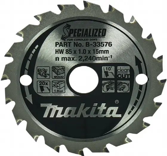 Makita Pílový kotúč 85x15mm 20z B-33576