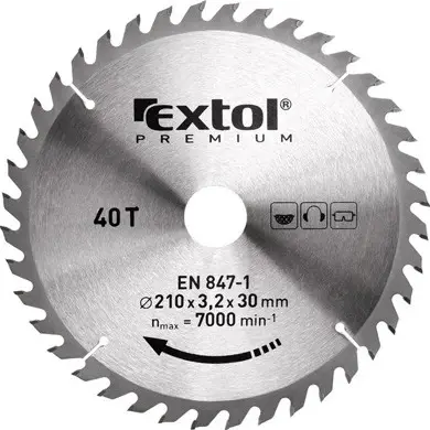 Extol Premium 125T24 pílový kotúč (8803206)