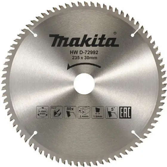 Makita D-72992 pílový kotúč na hliník 235x30x80T TCT
