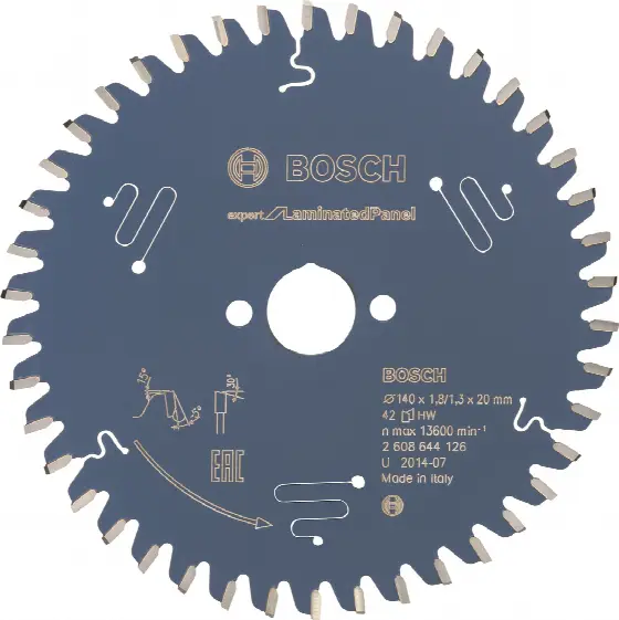 Bosch Pílový kotúč Expert for Laminated Panel, pr. 140 mm, ATB