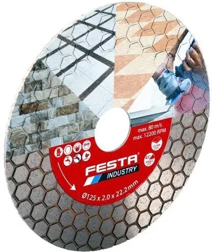 kotúč diamantový rezný 125x2,0x22,2mm FESTA INDUSTRY