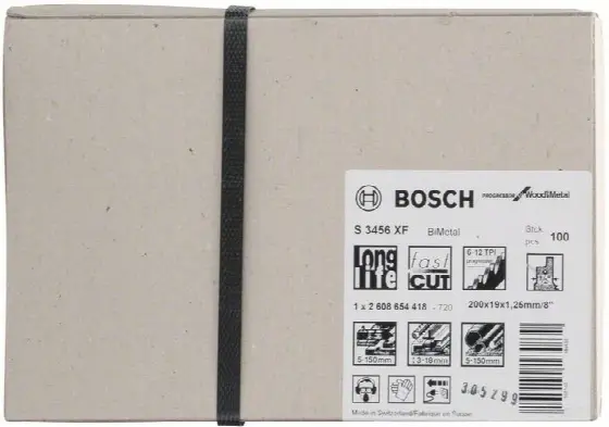 BOSCH Pílový list do chvostovej píly S 3456 XF - Progressor for Wood and Metal 2608654418