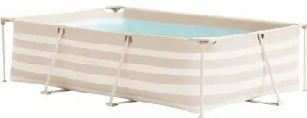 Swim Essentials Essence Luxe Sand White Stripe 260x160x65 cm
