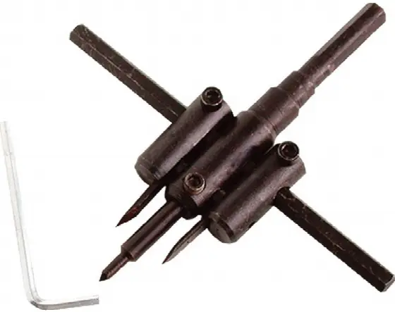 EXTOL CRAFT vrták nastaviteľný vykružovací do dreva s 2 brity 1804
