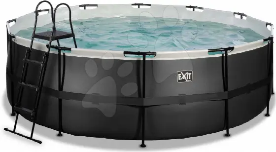 Exit Toys Black Leather s kartušovou filtráciou 427x122 cm