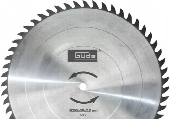 Gude Güde Pílový kotúč HM 255x30 60Z