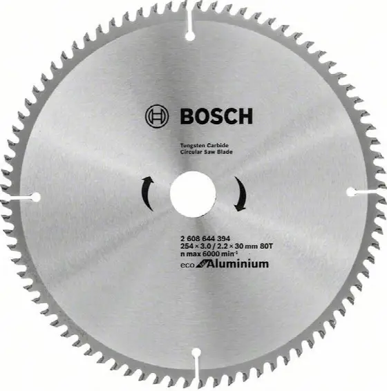 BOSCH Pílový kotúč Eco for Aluminium, 254x2,2 mm 2608644394