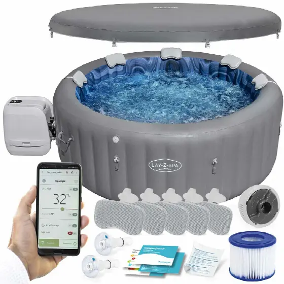 Bestway Lay-Z-Spa SANTORINI PRO 7 LED 6001T