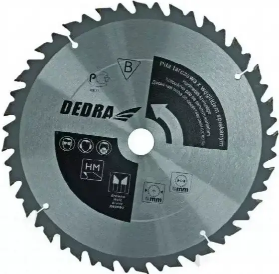 Dedra pílový kotúč 600mm*30mm 36 WZ HM s obmedzovačom posunu HL60036