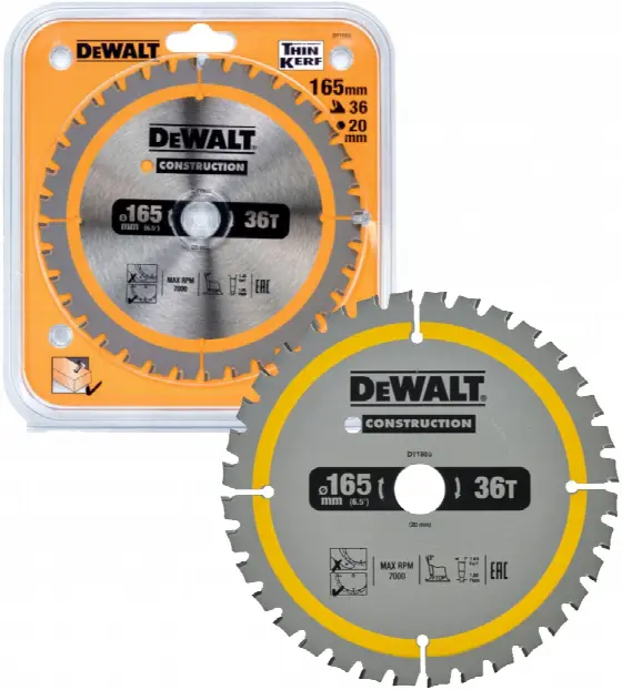 DeWalt DT1950 Pilový kotouč 165x20 mm, (40 zubů)