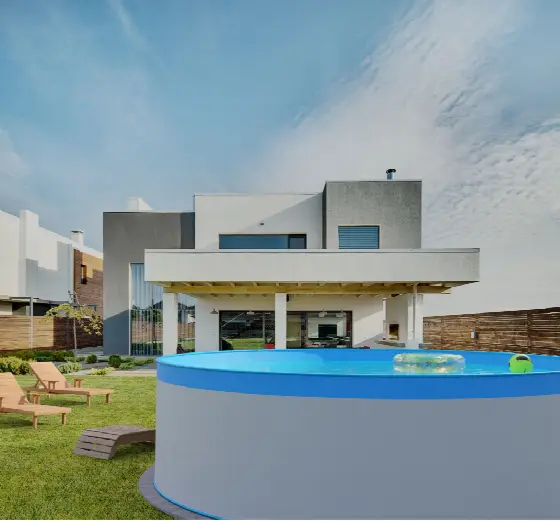 CF Planet Pool 350x90 cm white / blue